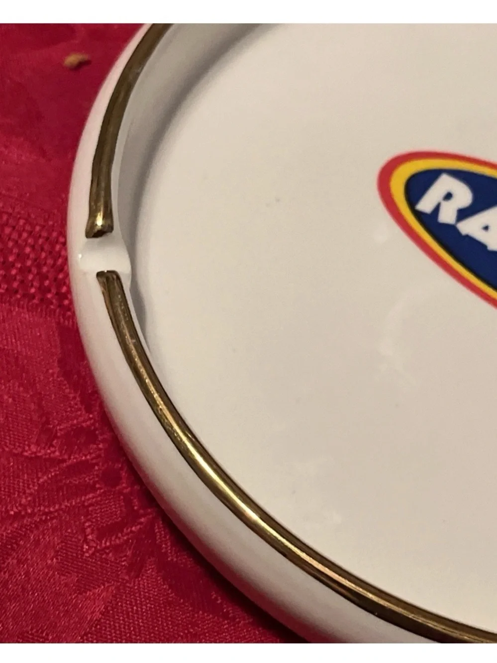 🔥 Rainbo Bread Ashtray VTG HTF RARE Bread Advertising 70s 80s Memories Smoking